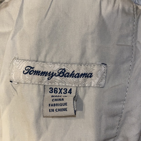 Tommy Bahama cotton chino pants light gray - Picture 6 of 7
